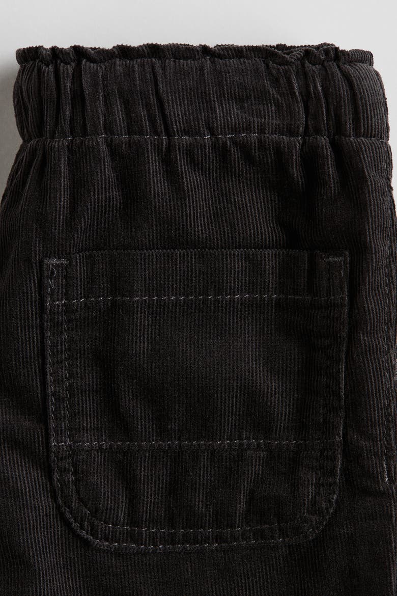 Cotton Corduroy Joggers, Alternate, color, Dark gray