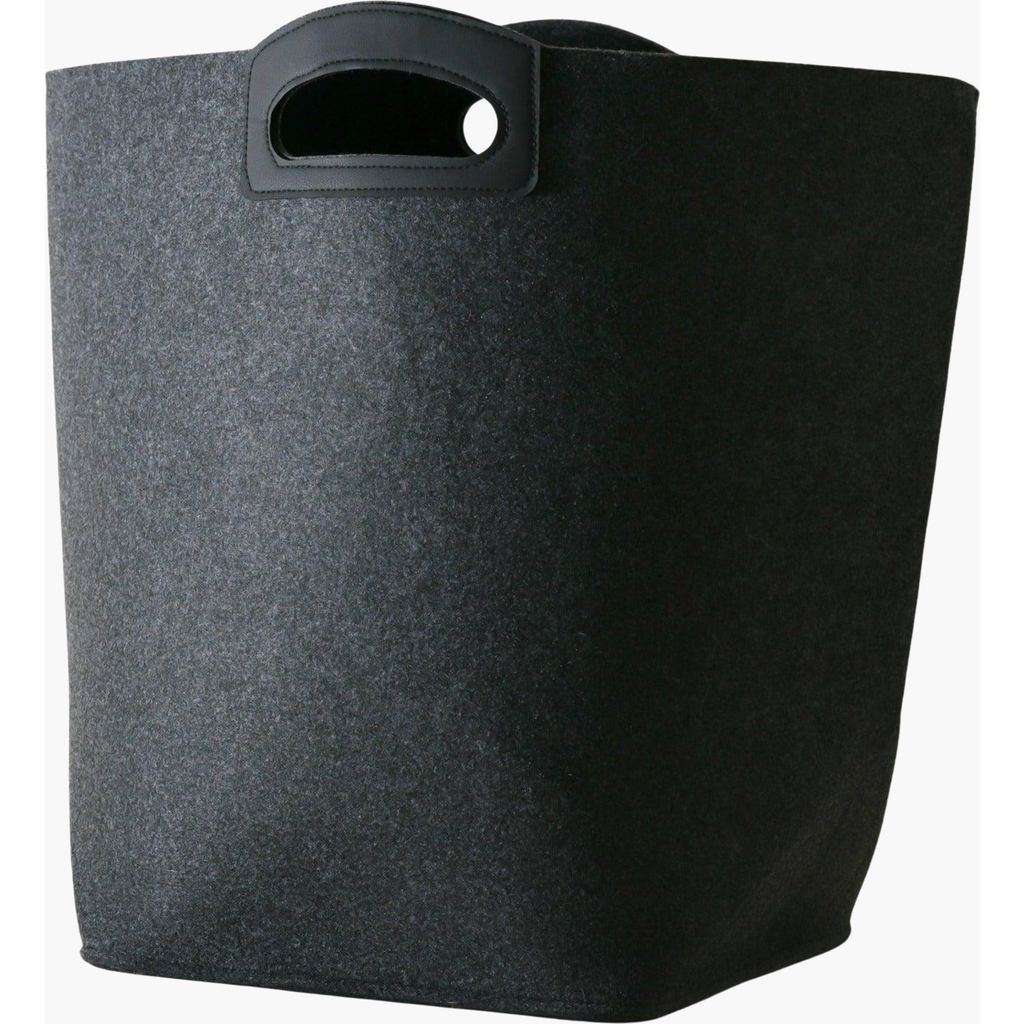 Sortjoy The Handle Bin In Carbon - Set Of 2