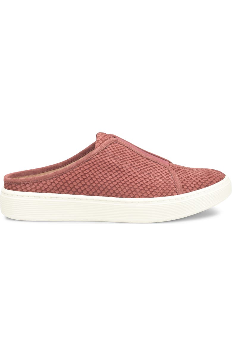 Söfft Beekon Snake Embossed Sneaker Mule, Alternate, color, Brick