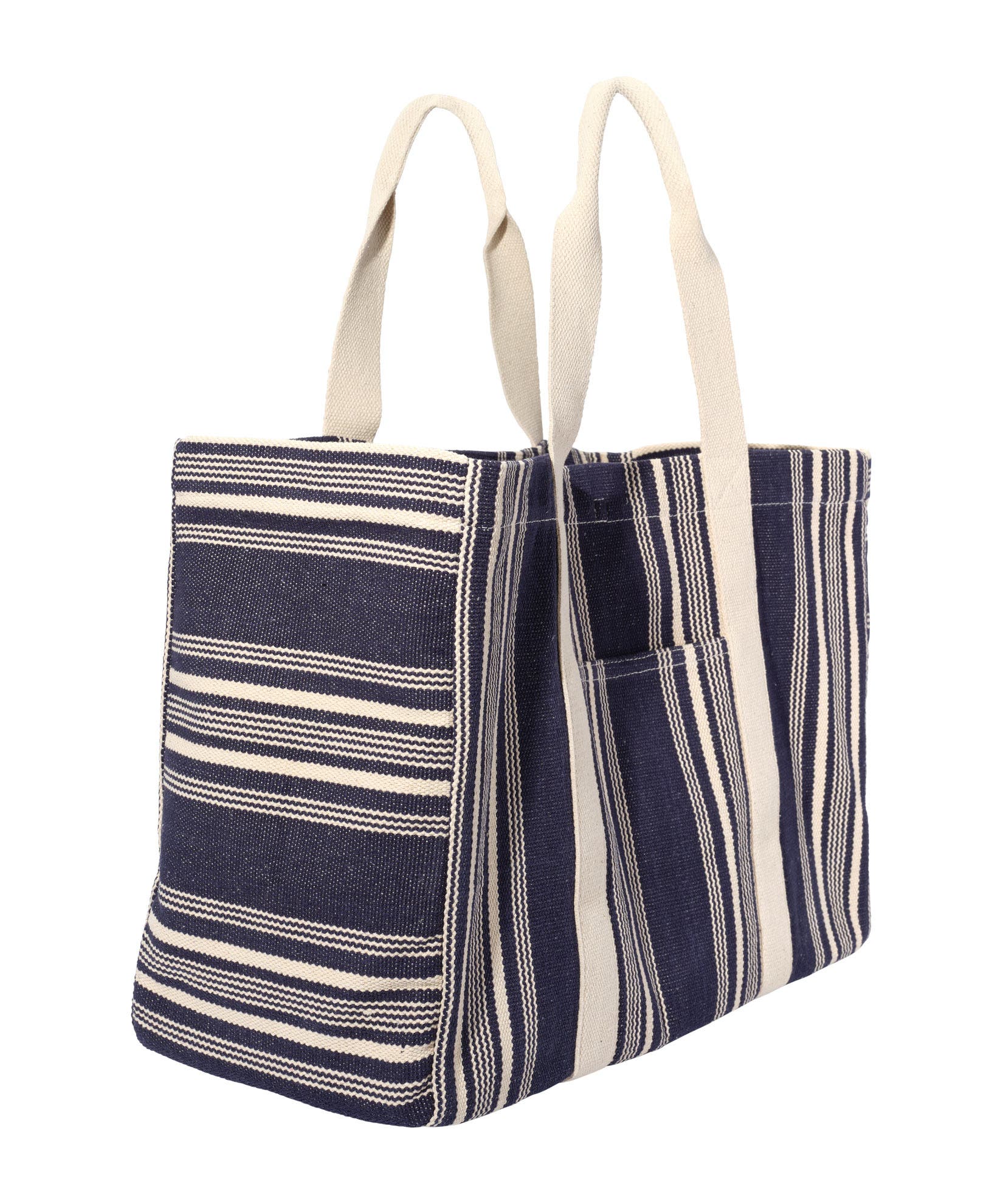 Faherty dune stripe beach tote, Alternate, color, Peacoat