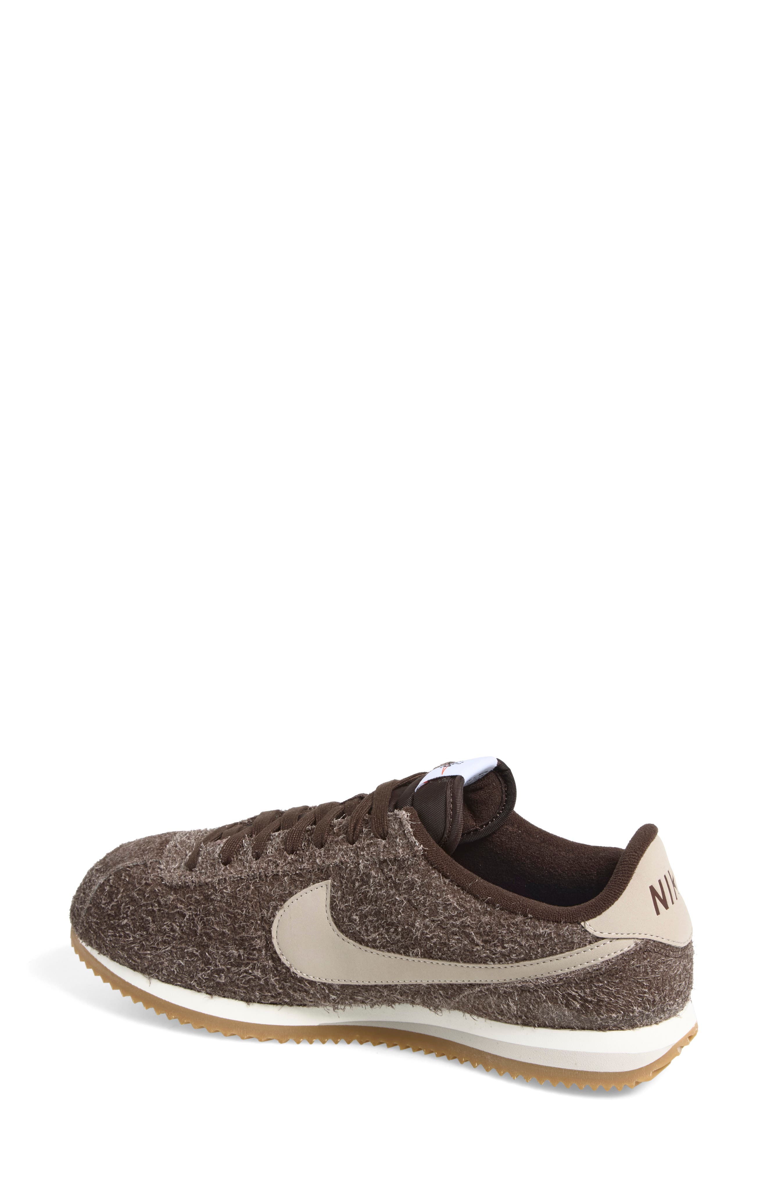 Cortez Suede Sneaker, Alternate, color, 200 BQBN/CRM II