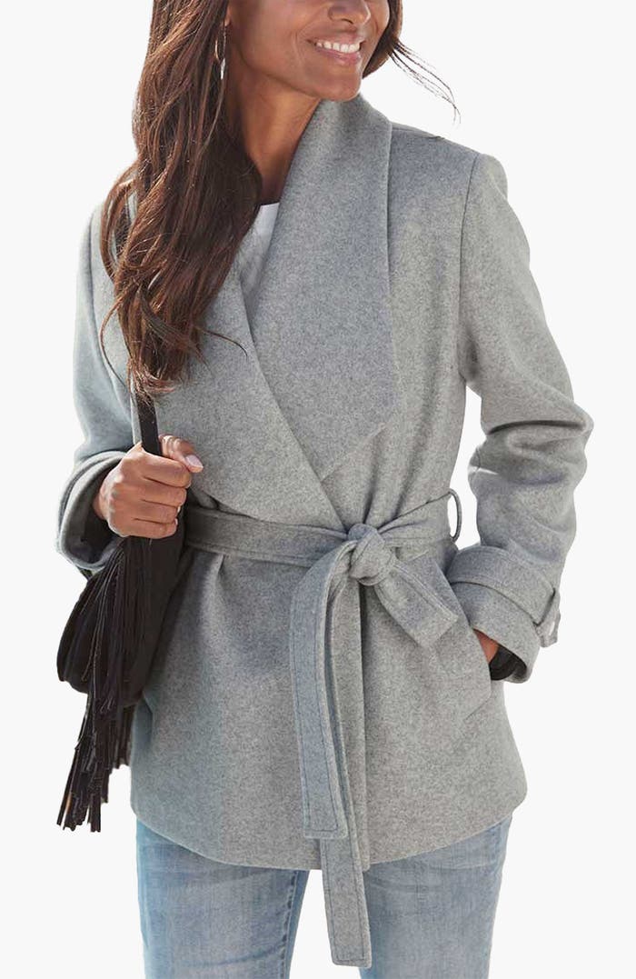 LASCANA Short Belted Coat