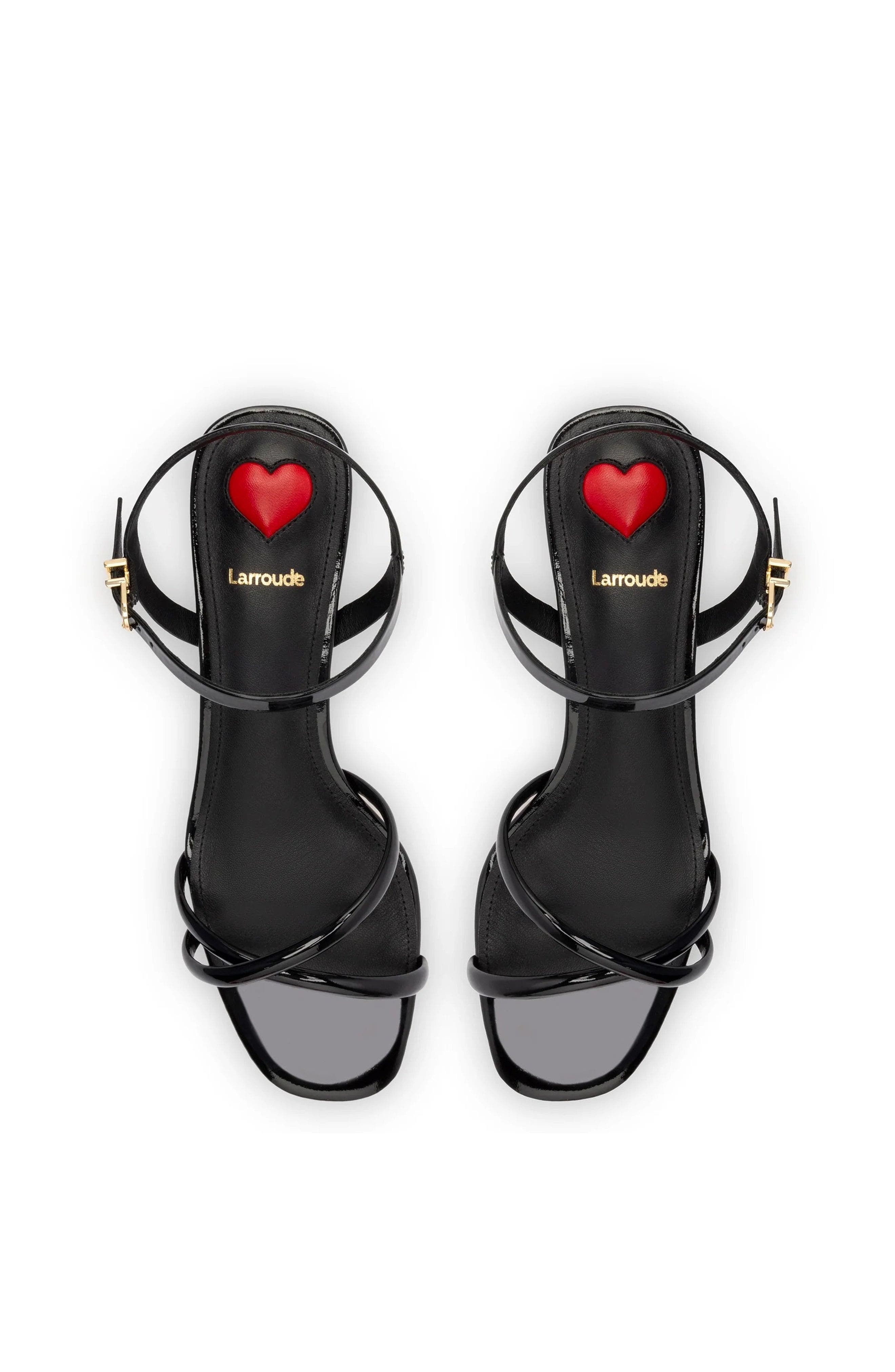 Larroudé Charlotte Sandal, Alternate, color, Black