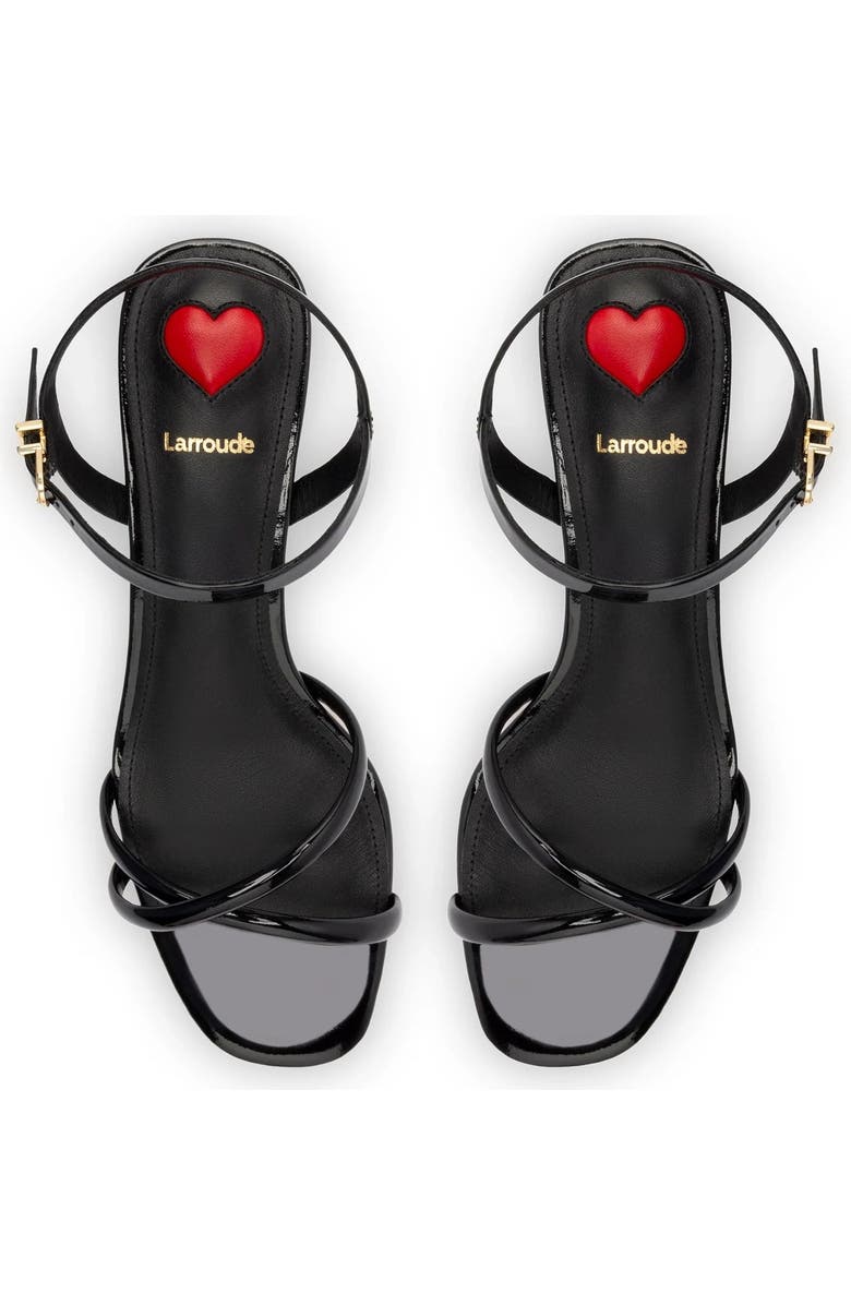 Larroudé Charlotte Sandal, Alternate, color, Black