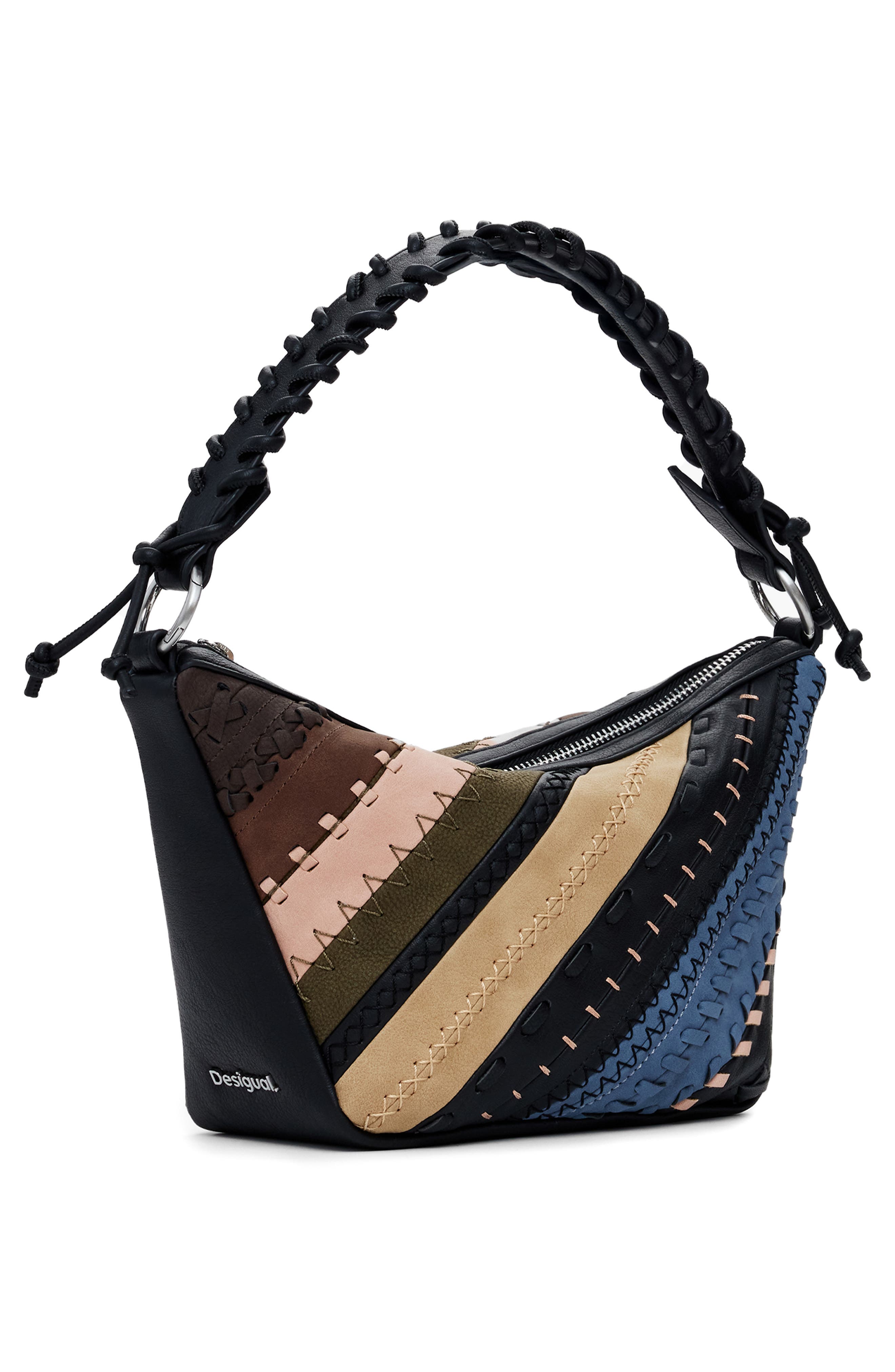Desigual Faux Leather Shoulder Bag, Alternate, color, 