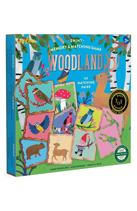 Woodland Shiny Memory Card Game