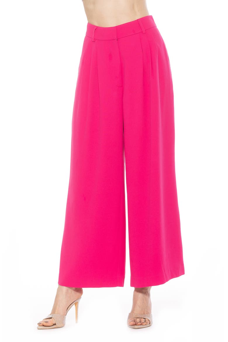 Wide Leg Pants, Main, color, PINK