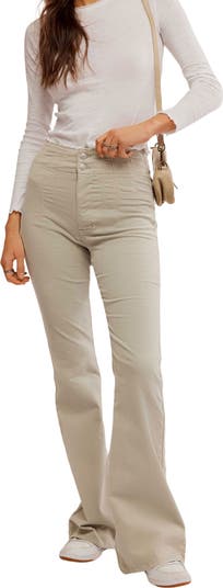 Free People Jayde Seamed Corduroy Flare Pants | Nordstrom