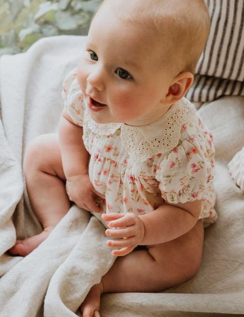 Purebaby Seaside Romper In Pattern