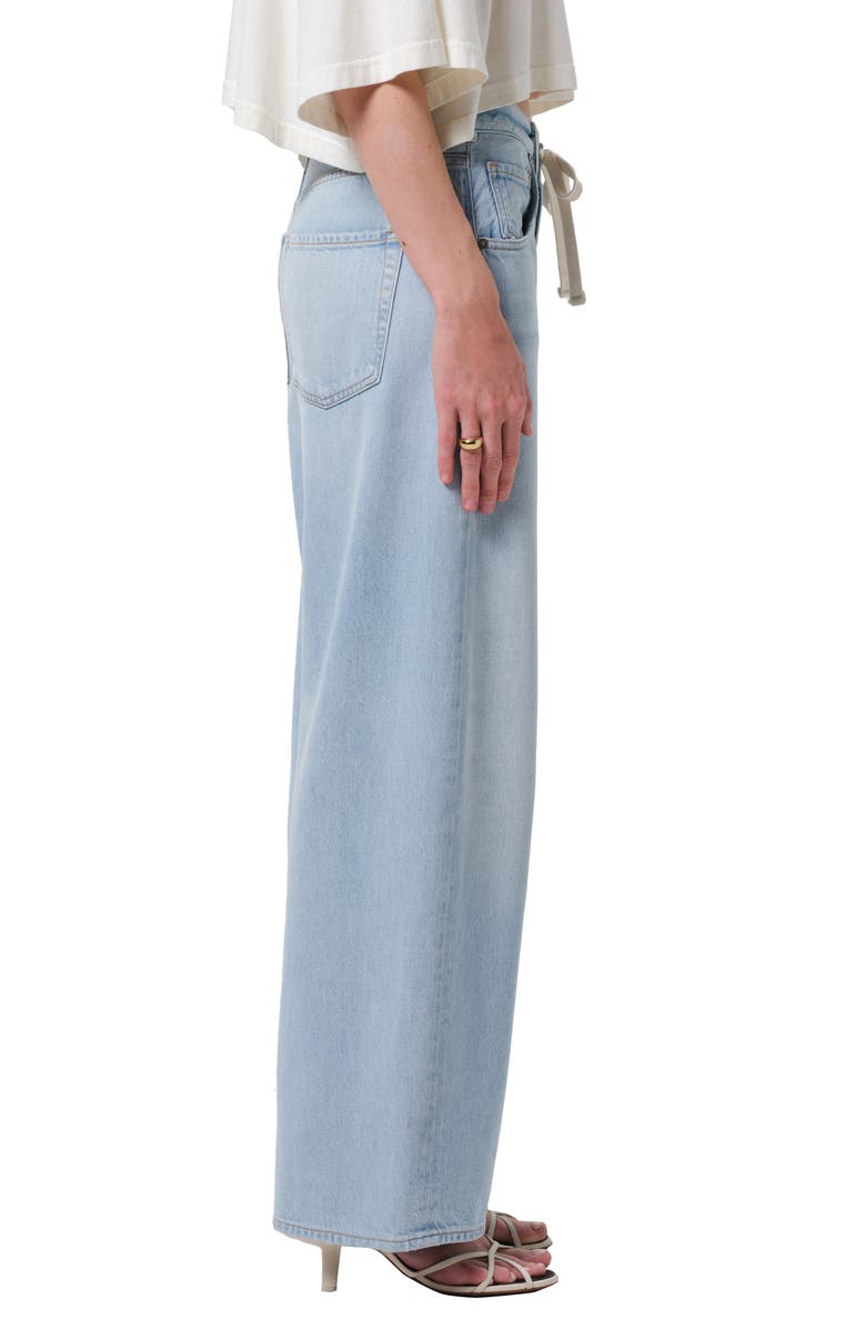 Citizens of Humanity Brynn Drawstring Waist Wide Leg Jeans, Alternate, color, Portola