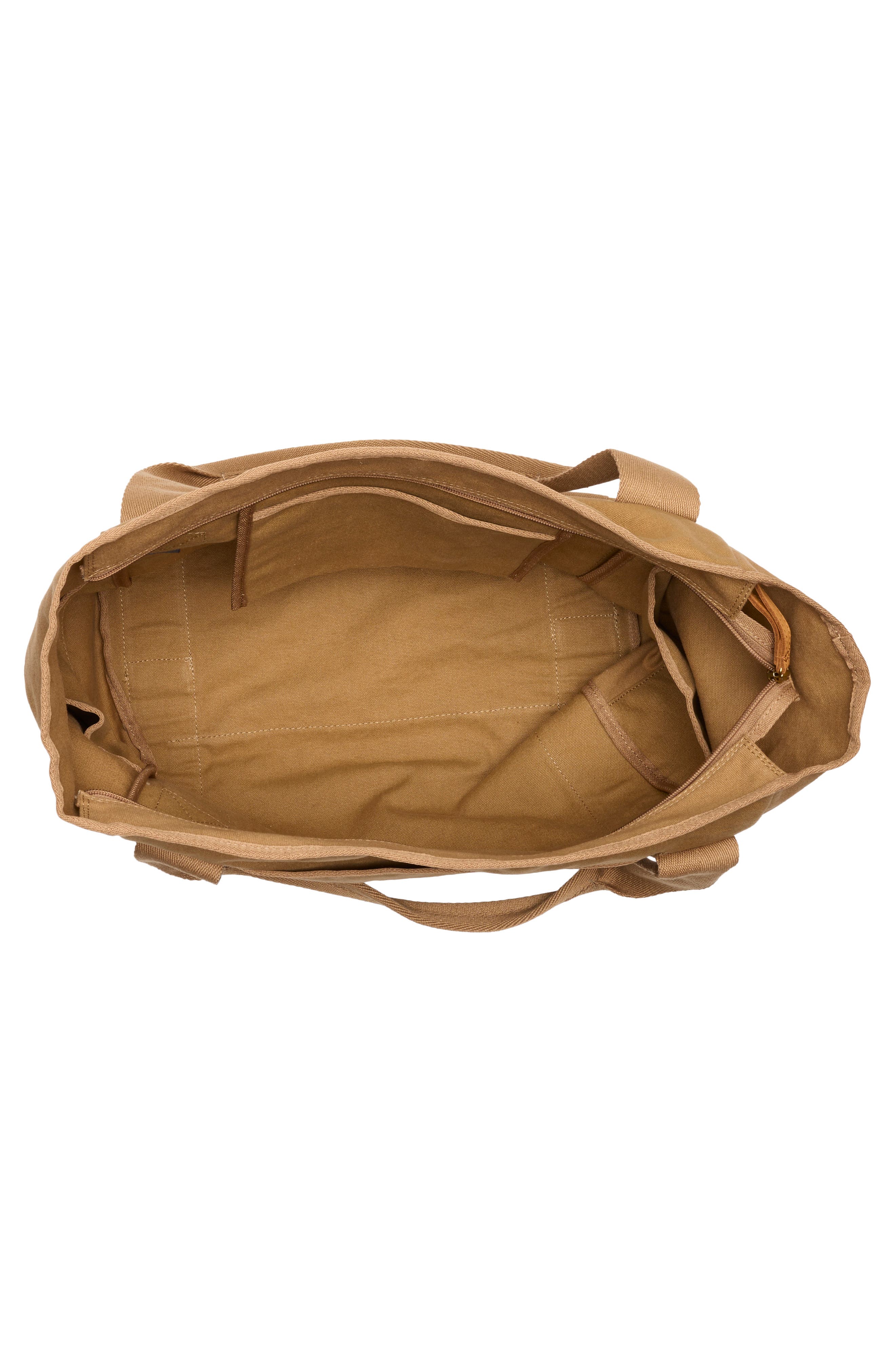 New Amsterdam Leatherworks Liliana Canvas Tote Bag, Alternate, color, Khaki