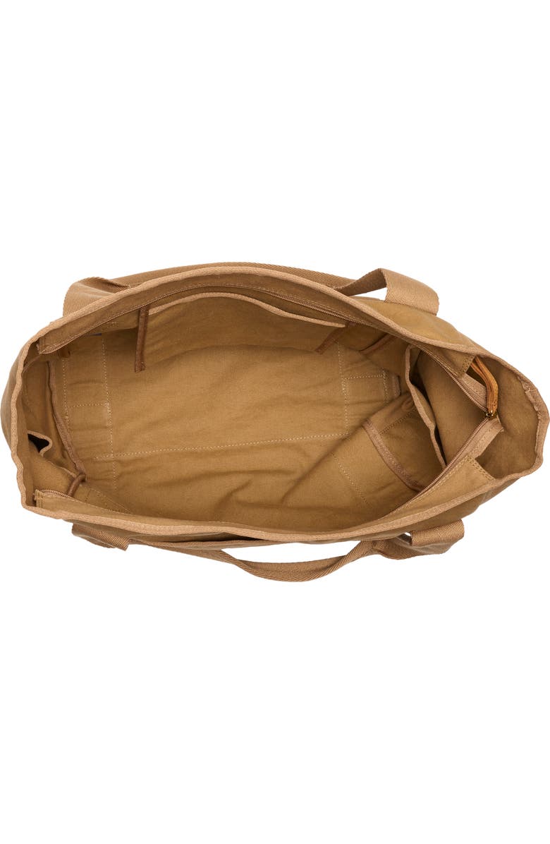 New Amsterdam Leatherworks Liliana Canvas Tote Bag, Alternate, color, Khaki