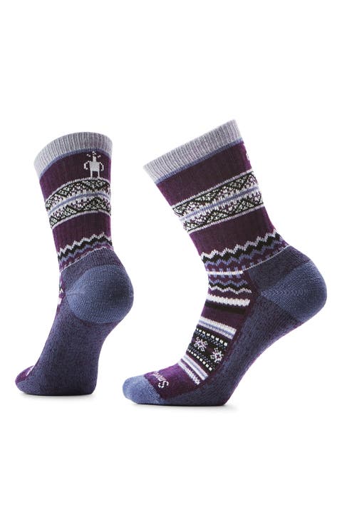 Everyday Cozy Snowed In Merino Wool Blend Crew Socks