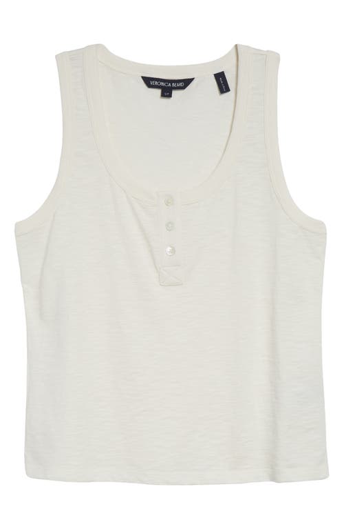 Veronica Beard Harrison Cotton Henley Tank