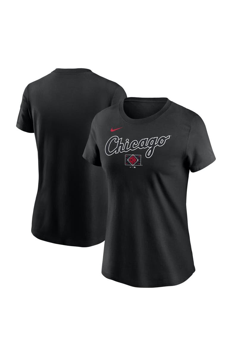 Nike Women's Nike  Black Chicago White Sox 2025 City Connect Wordmark T-Shirt, Alternate, color, Black