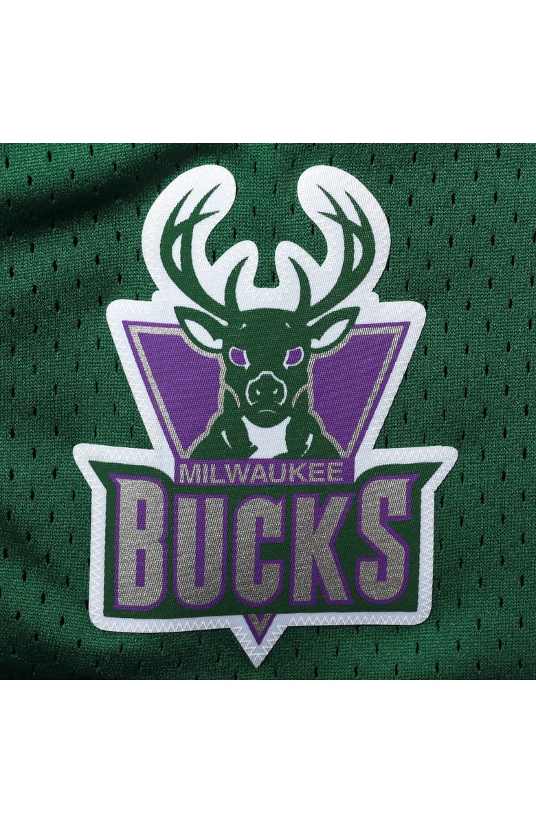 Mitchell & Ness Men's Mitchell & Ness Purple Milwaukee Bucks Big & Tall Hardwood Classics Team Swingman Shorts, Alternate, color, Purple