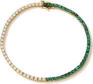 Mark Henry Emerald & Diamond Tennis Bracelet