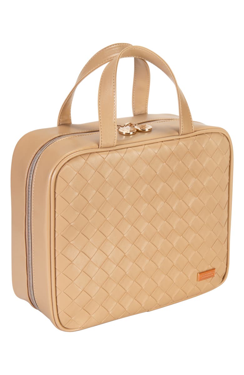 Stephanie Johnson Belize Toasted Almond Martha Large Briefcase Cosmetics Case, Alternate, color,