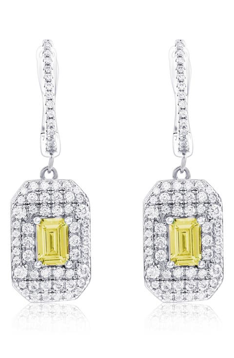 Cubic Zirconia Drop Earrings