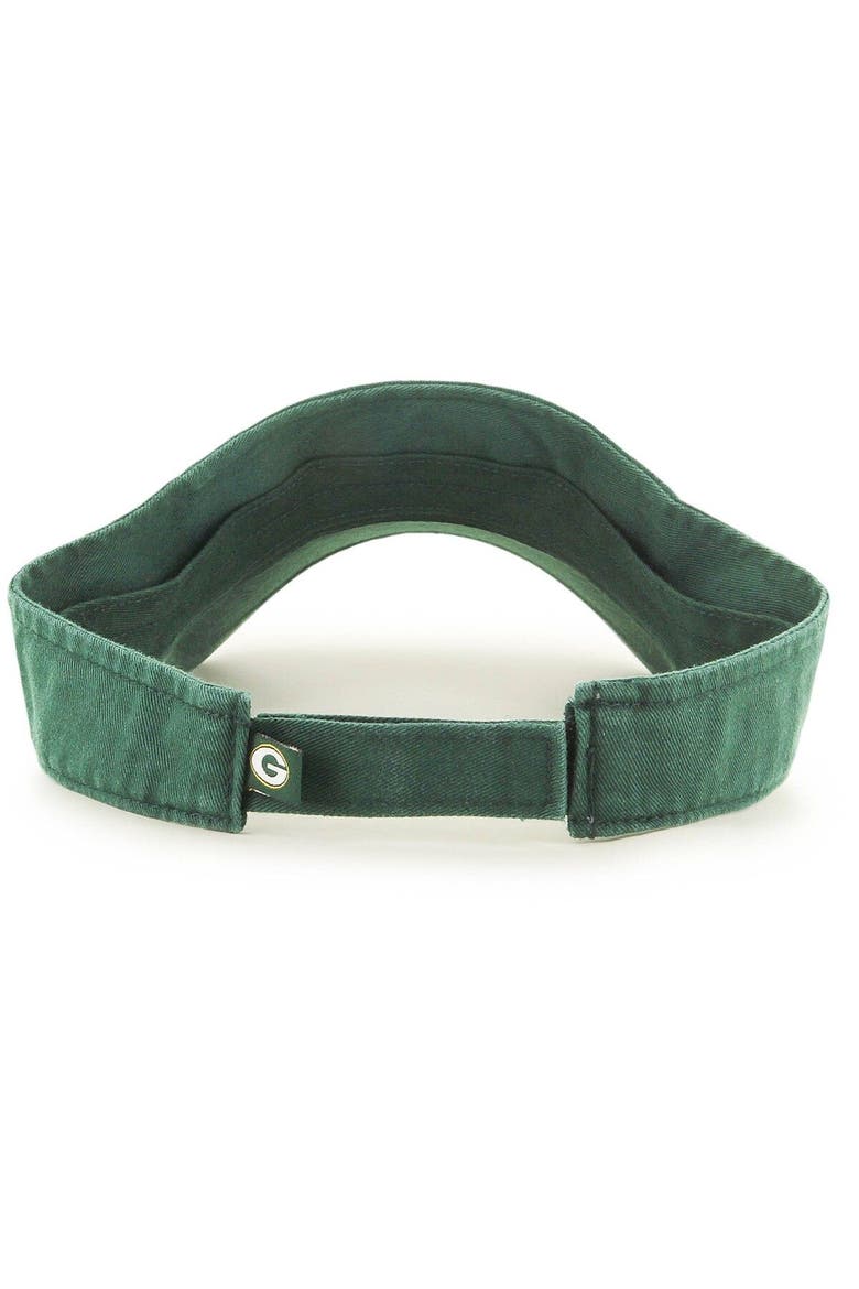 Men's '47 Green Green Bay Packers Clean Up Visor, Alternate, color, Green