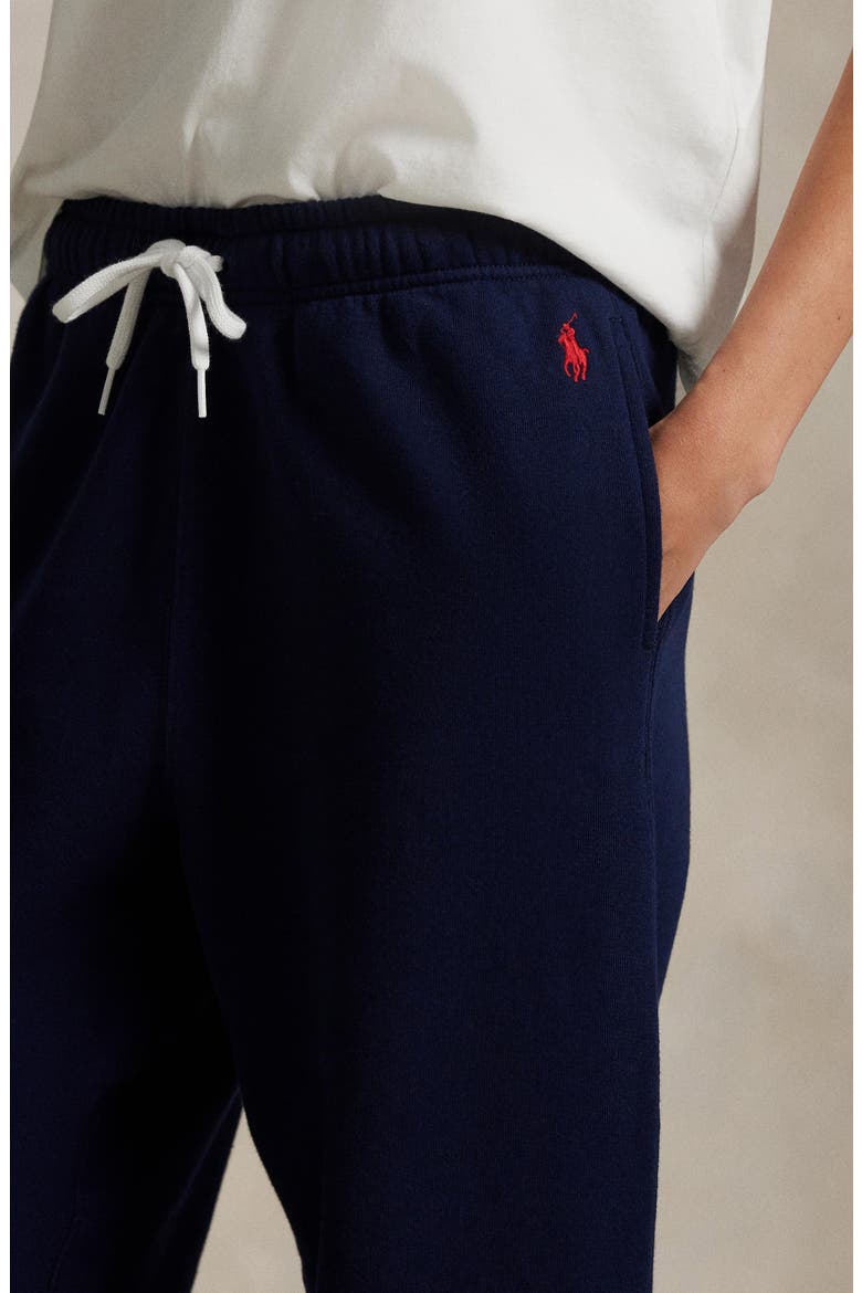 Cotton Blend Fleece Joggers, Alternate, color, NAVY