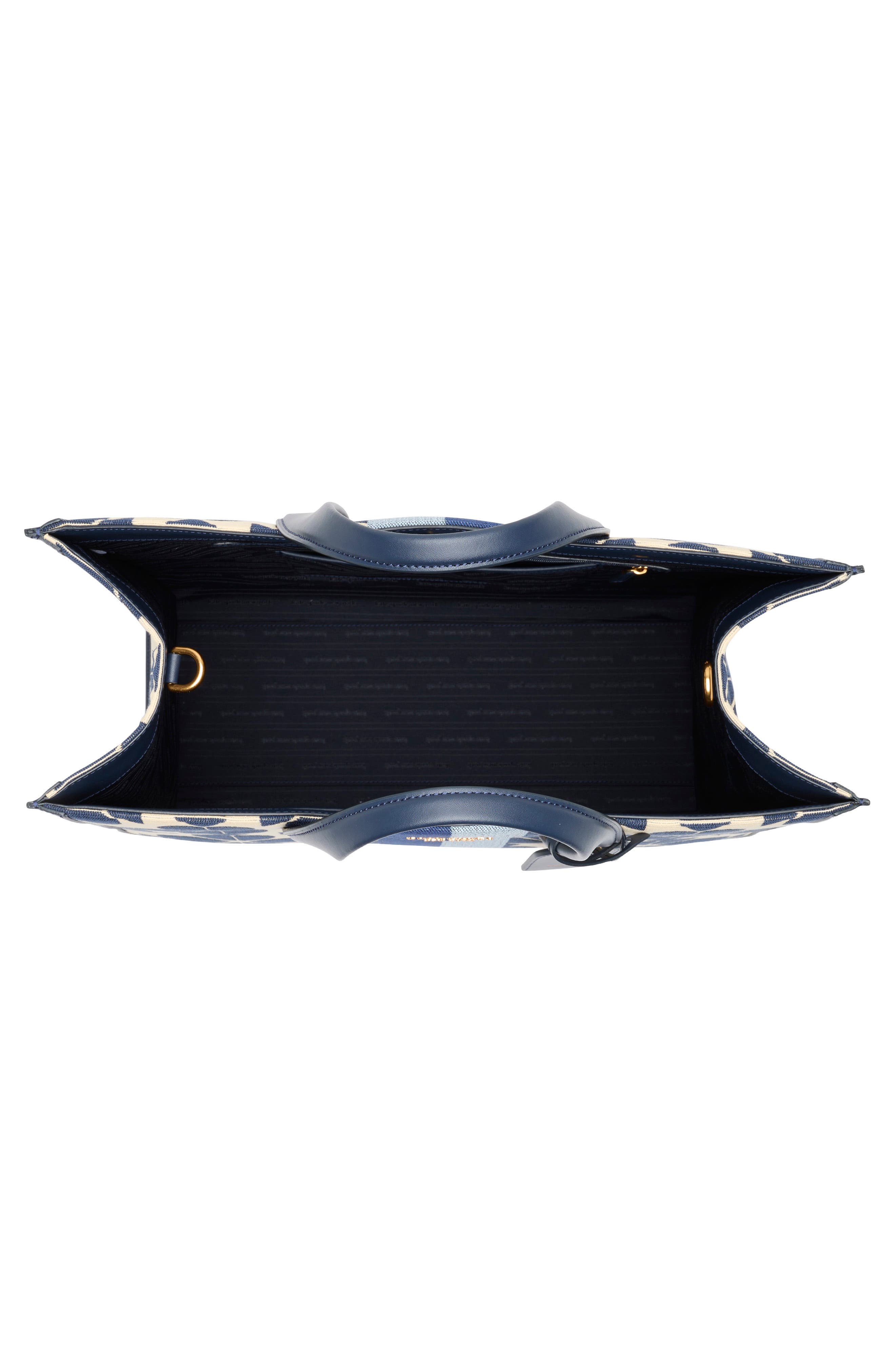 Kate Spade New York oversize spade flower jacquard stripe manhattan tote bag, Alternate, color, 