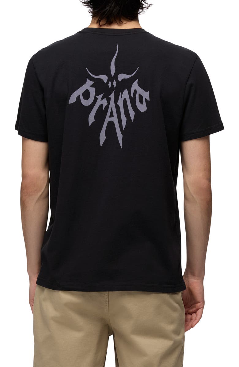 prAna Heritage Logo Organic Cotton Graphic T-Shirt, Alternate, color, Black