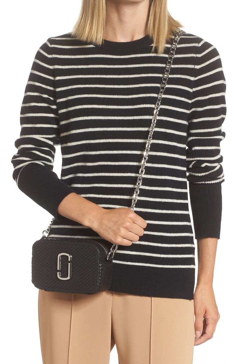 Marc Jacobs The Softshot 17 Leather Crossbody Bag, Alternate, color,