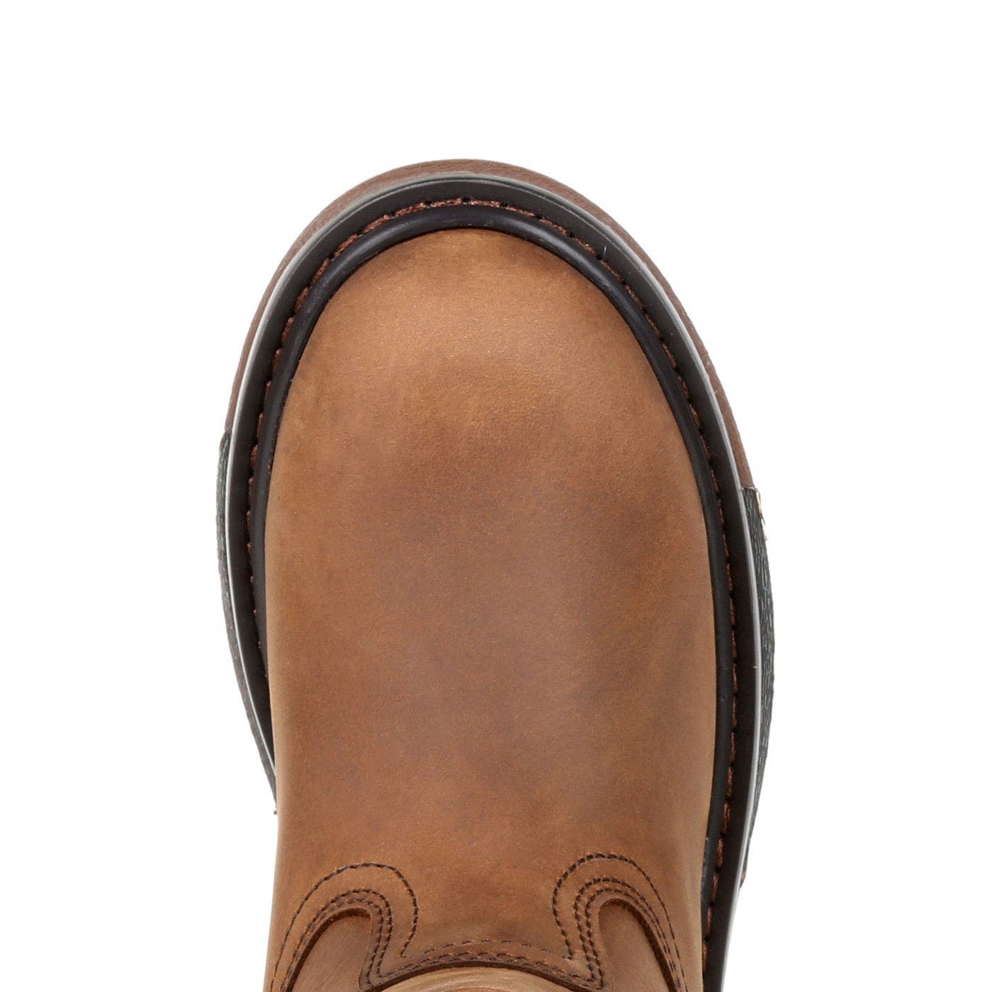 Kid's Flx Waterproof Western Boot, Alternate, color, BROWN