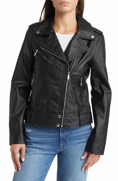 Sam Edelman Lambskin Moto Jacket