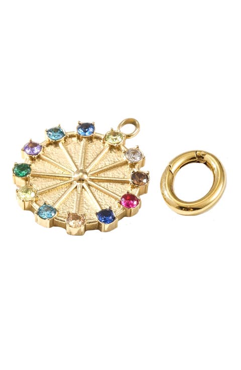 Colorful Crystal Charm & Connector