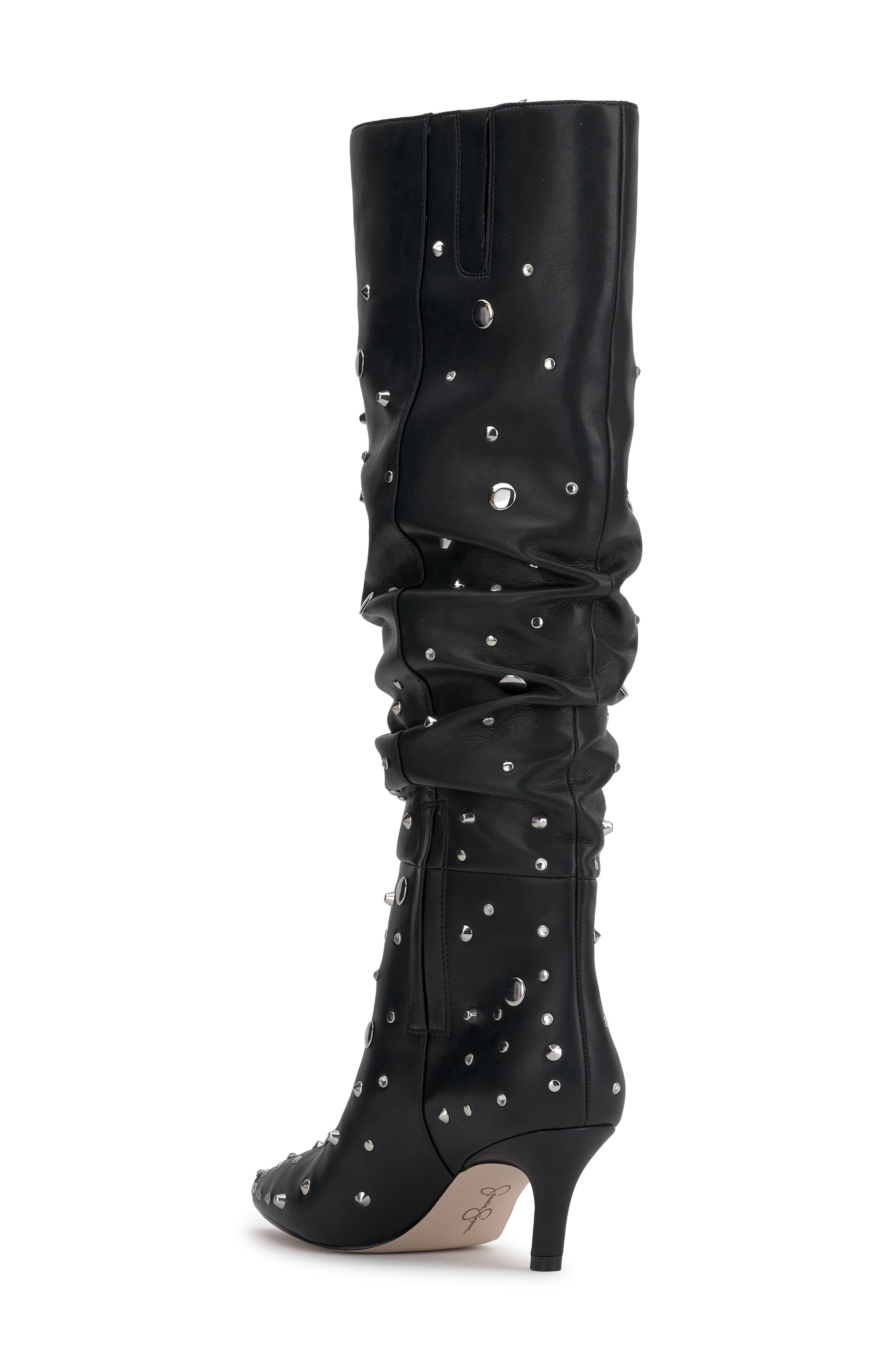 Jessica Simpson Naevy Slouch Pointed Toe Knee High Boot, Alternate, color, Black