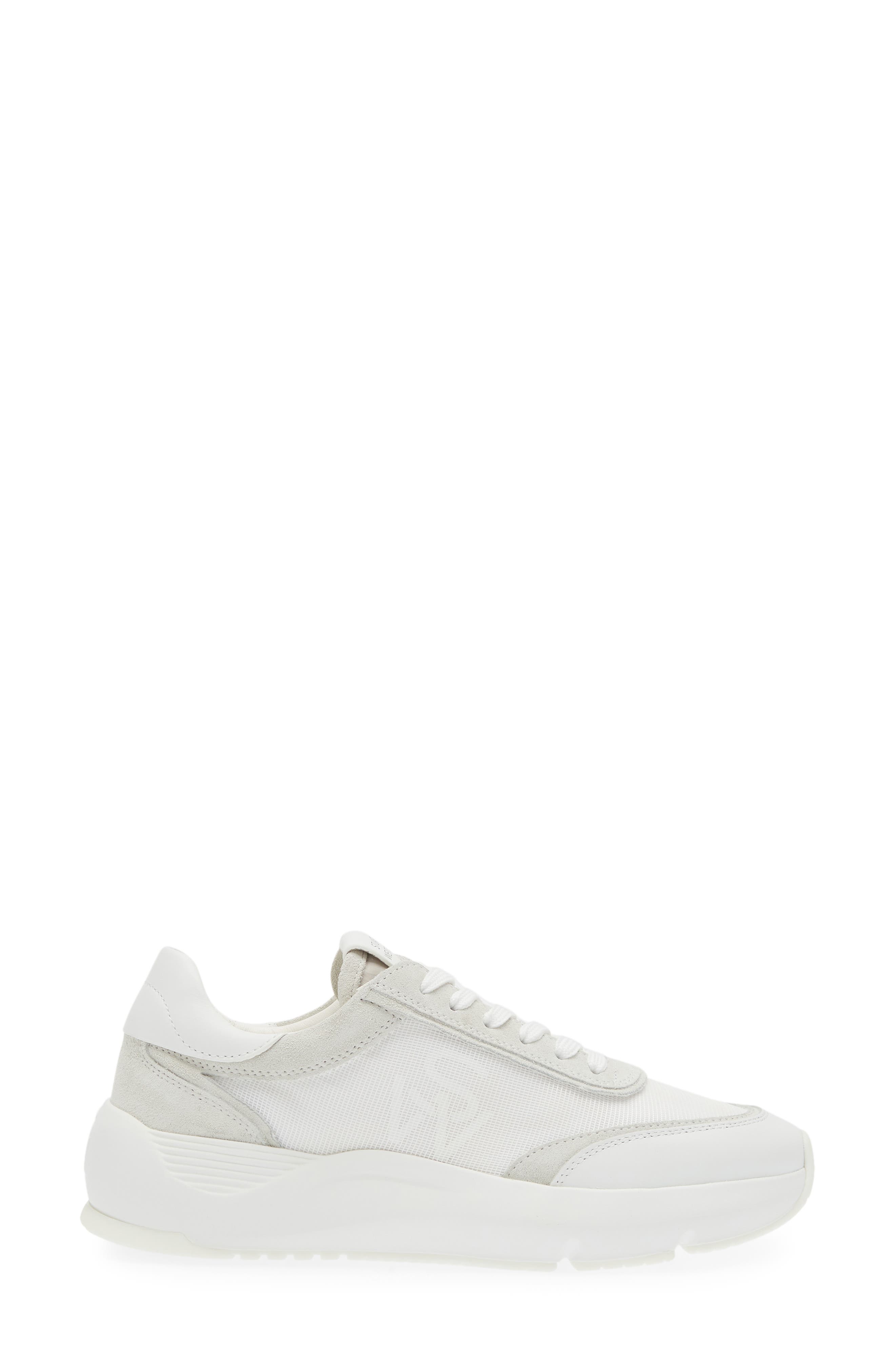 Stuart Weitzman Glide Lace-Up Sneaker, Alternate, color, 