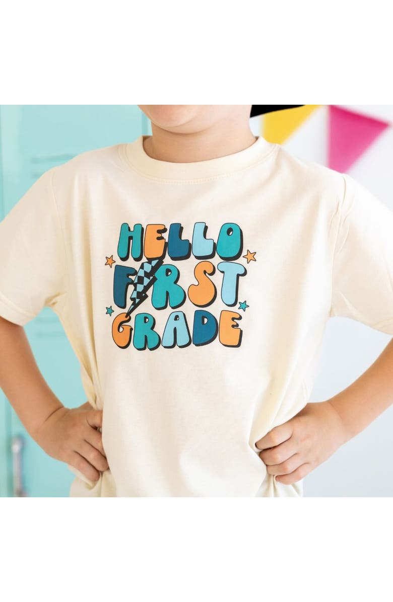 Sweet Wink Hello First Grade Short Sleeve T-Shirt, Alternate, color, 