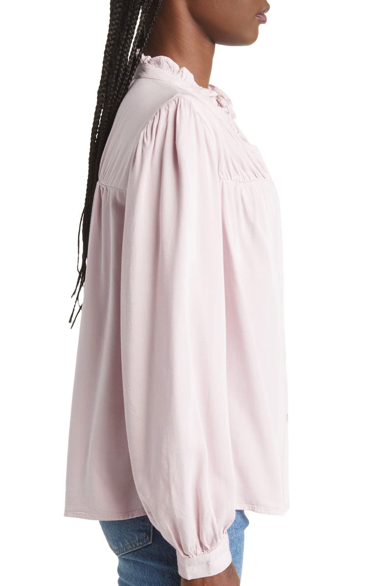 Rails Camille Denim Button-Up Blouse, Alternate, color, 