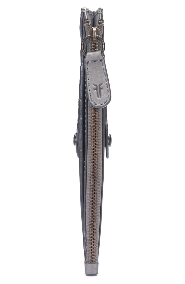 Frye Slim Leather Snap Card Wallet, Alternate, color,