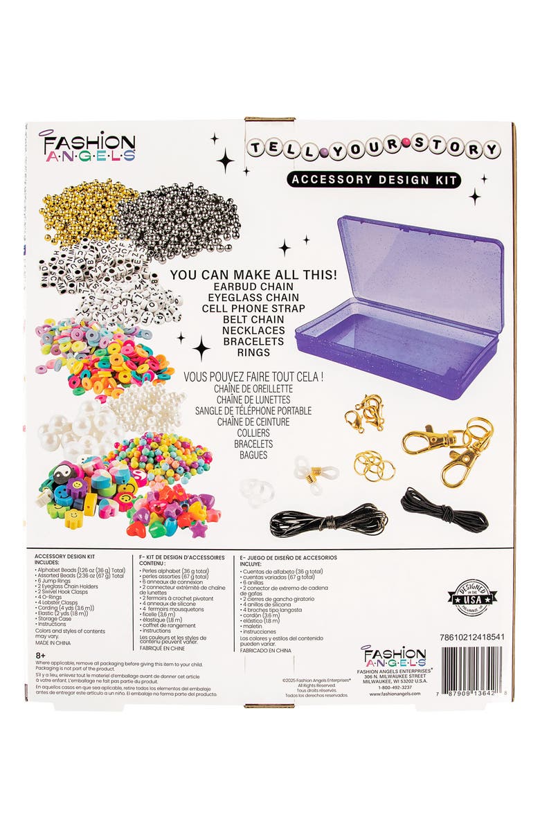 Fashion Angels Tell Your Story Accessory Design Kit, Alternate, color, Multi