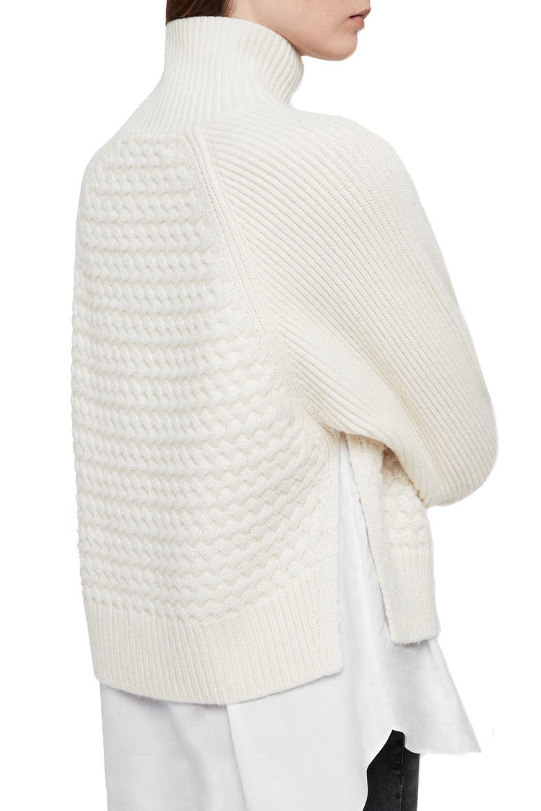 Jones Cable Sweater, Alternate, color, CHALK WHITE
