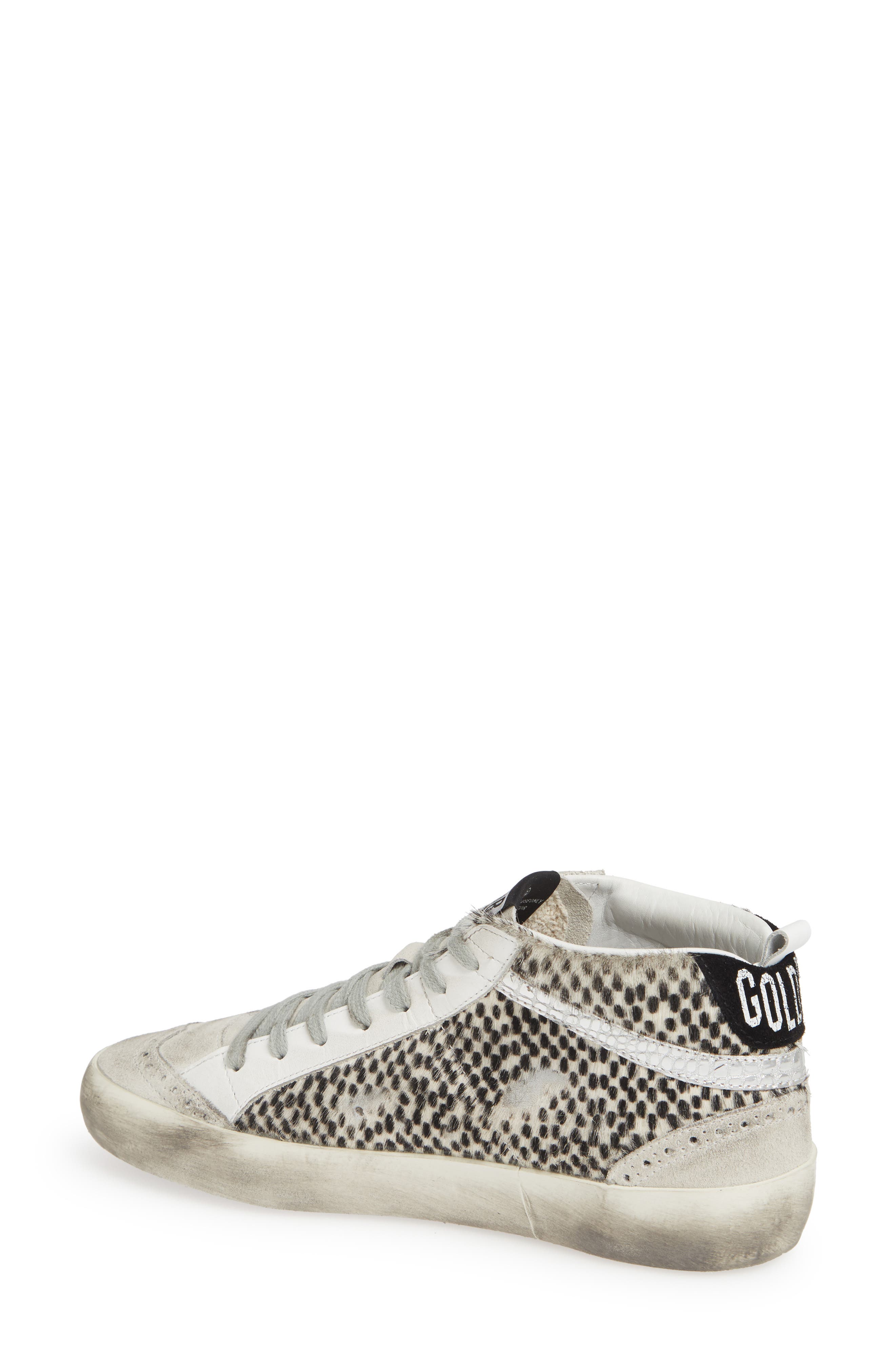 Golden Goose Midstar Genuine Calf Hair Sneaker, Alternate, color, 