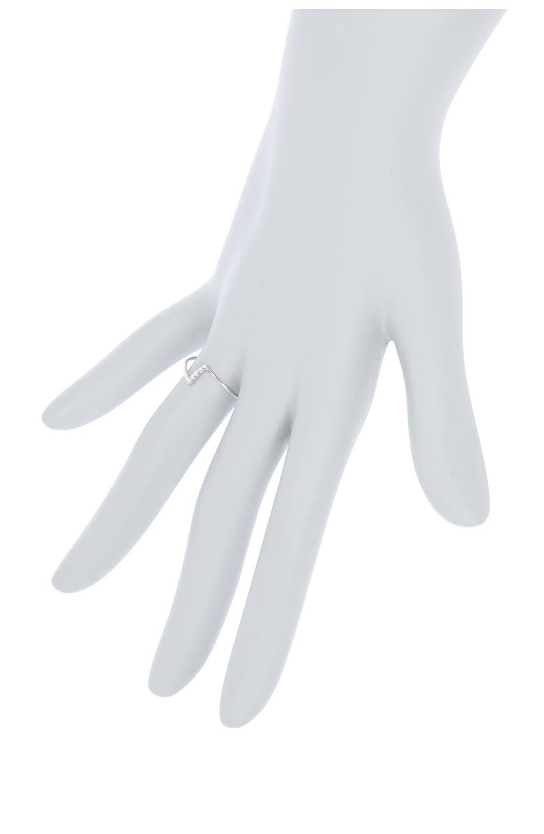 Bony Levy 18K White Gold Vertical Diamond Ring - 0.03 ctw, Alternate, color, 