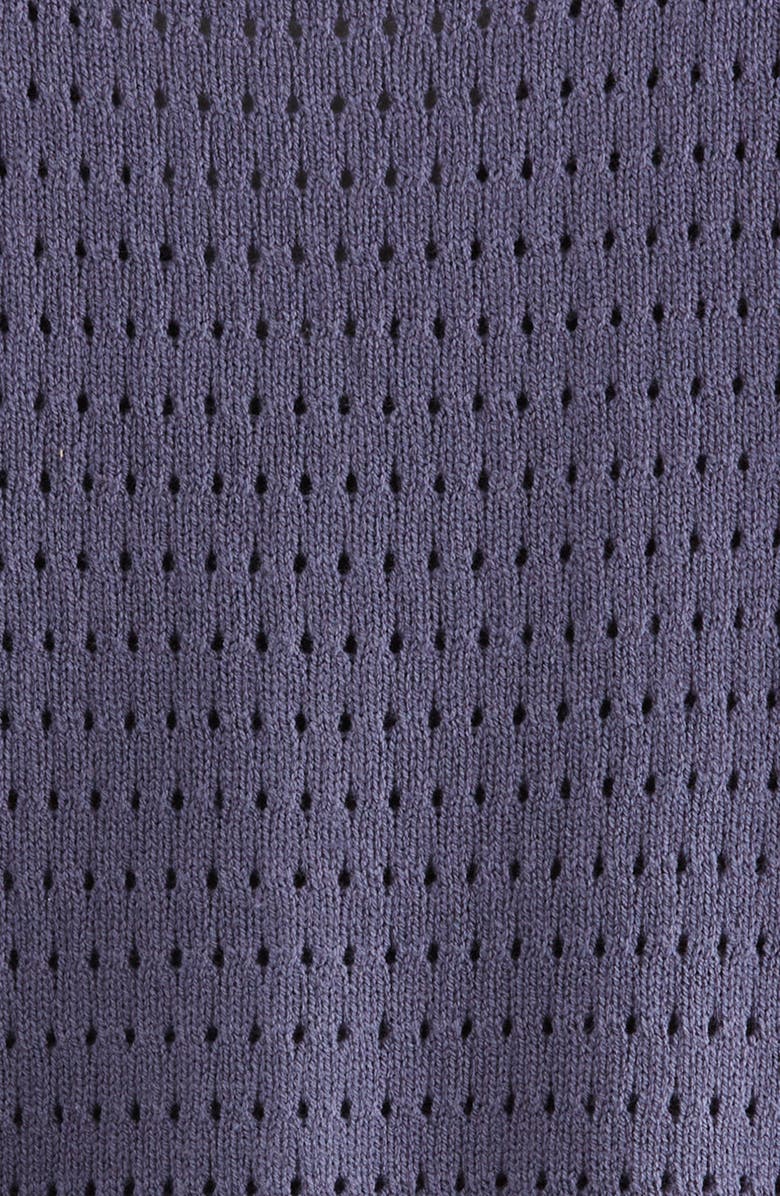 Treasure & Bond Kids' Mixed Stitch Cardigan, Alternate, color, Blue Shadow