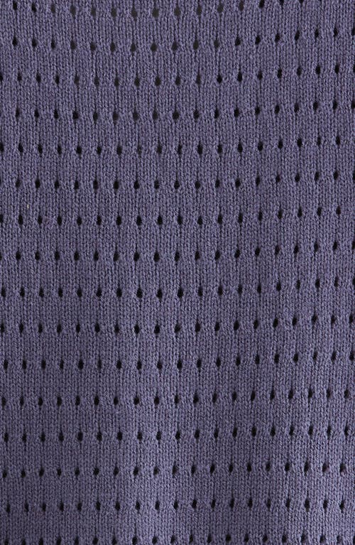 Treasure & Bond Kids' Mixed Stitch Cardigan In Blue
