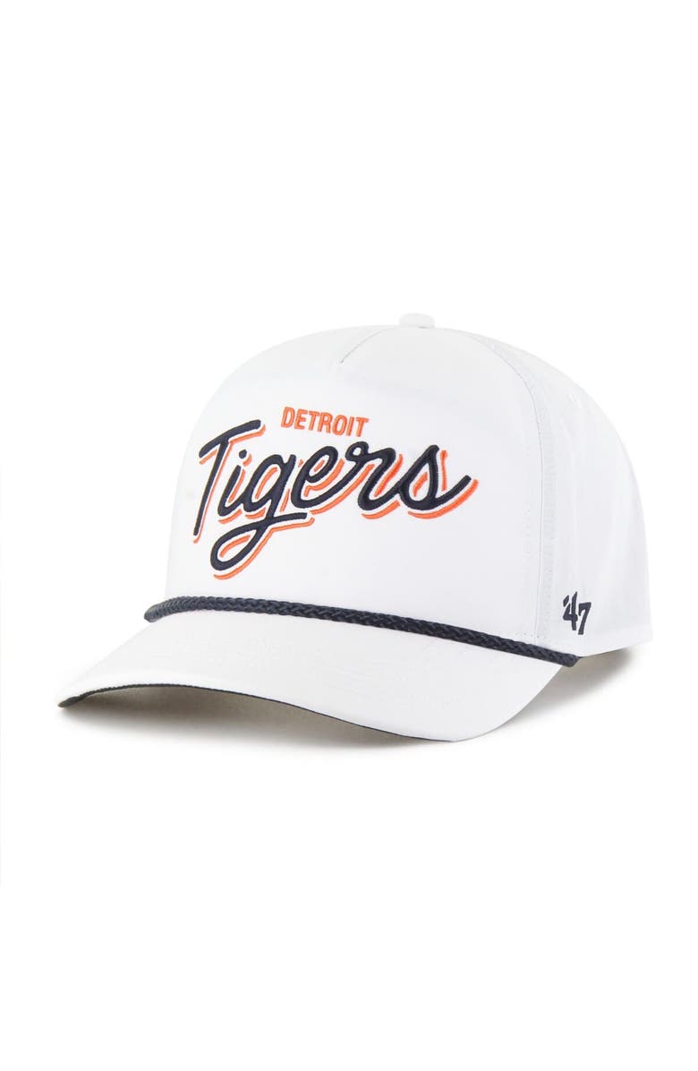 '47 Men's '47  White Detroit Tigers Brrr Fairway Hitch Adjustable Hat, Main, color, White