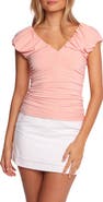 Petal & Pup Kenzie Ruched Jersey Top