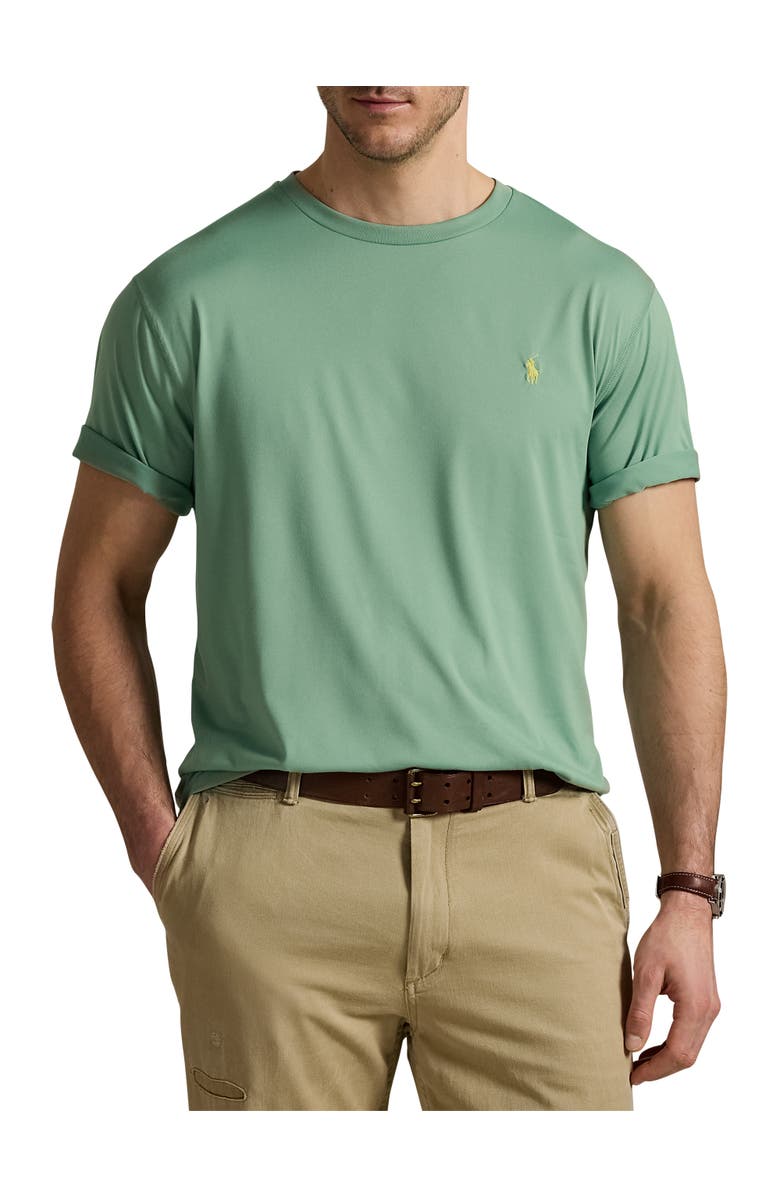Polo Ralph Lauren Big & Tall Performance Tee, Main, color, Faded Mint