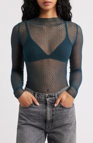 Free People Minding My Business Sheer Top