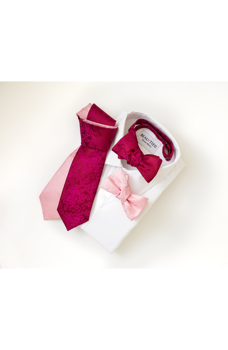 Beau Ties of Vermont Boulanger Bow Tie, Alternate, color, Pink