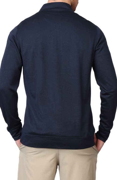 Tailorbyrd Modal Blend Quarter Zip Polo