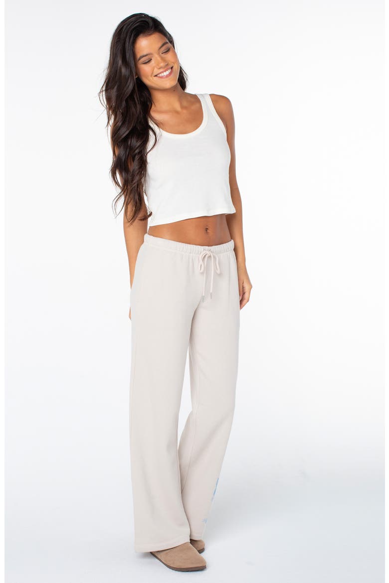Ariel Wide Leg Pants, Alternate, color, PUMICE STONE