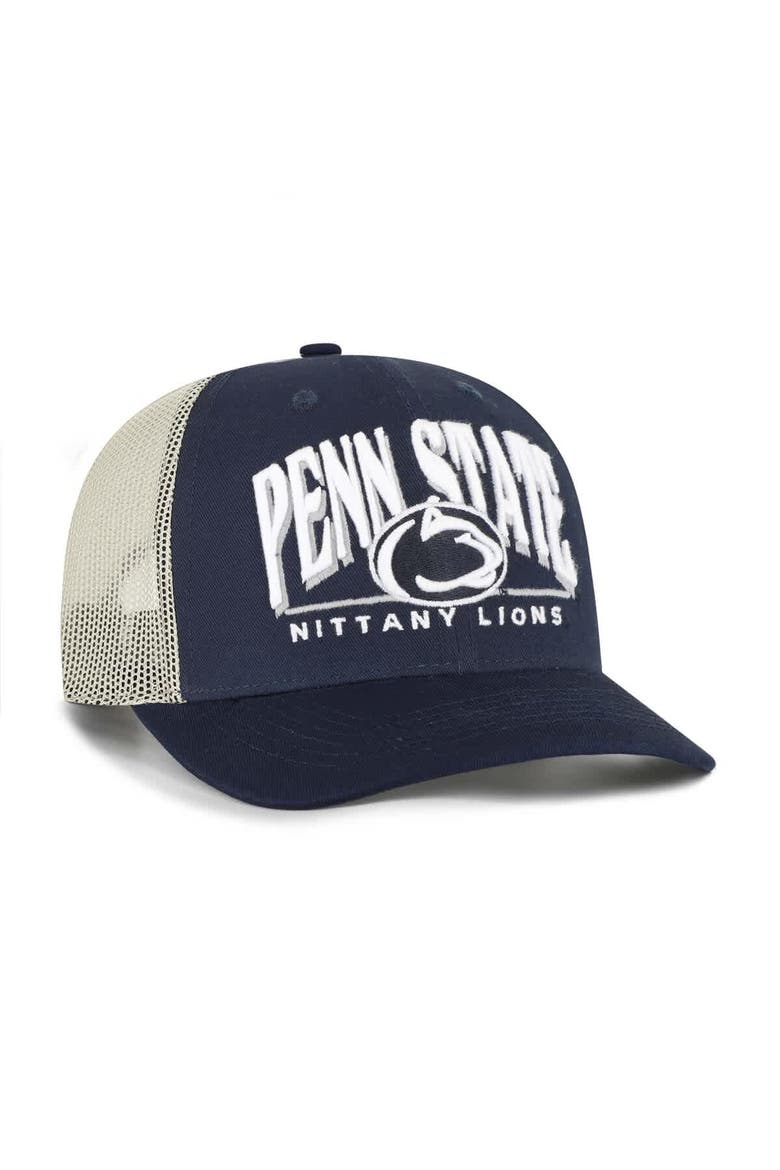 Men's '47 Navy Penn State Nittany Lions Arid Adjustable Trucker Hat, Alternate, color, Navy
